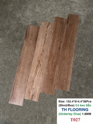 SÀN NHỰA CÓ KEO SẴN TH FLOORING T027